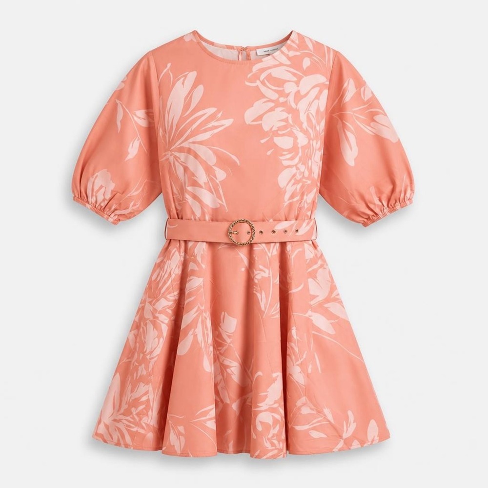 NWT Prosperina Mums The Word Dress in Pink / Size M / Sold at Saks for $198 - Picture 1 of 4